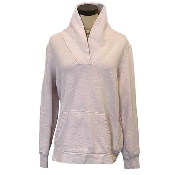 TOMMY HILFIGER Light Pink Cowl Neck Pullover Shirt Top L - Picture 1 of 10